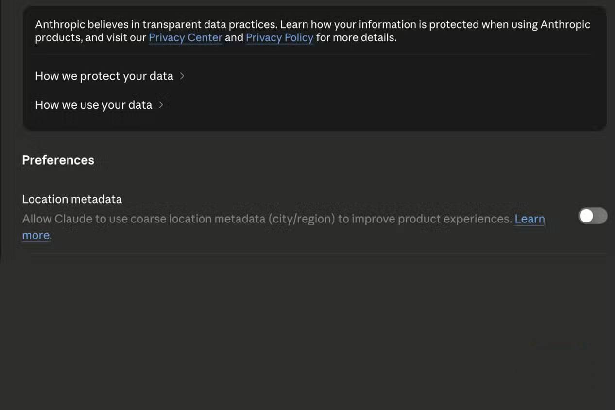 images 4 of Check these privacy settings immediately if you use Claude frequently.
