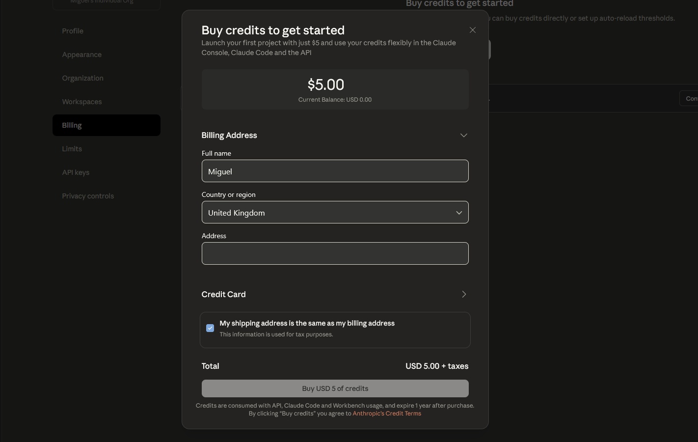 Claude API: How to get the key and use the API Picture 2