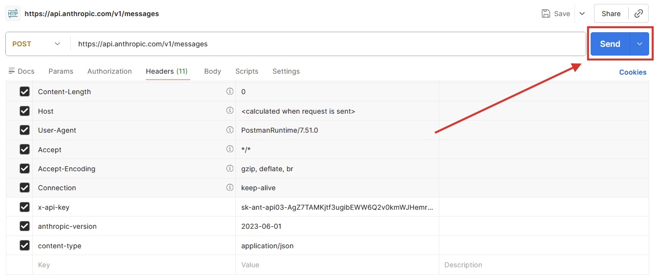 Claude API: How to get the key and use the API Picture 20