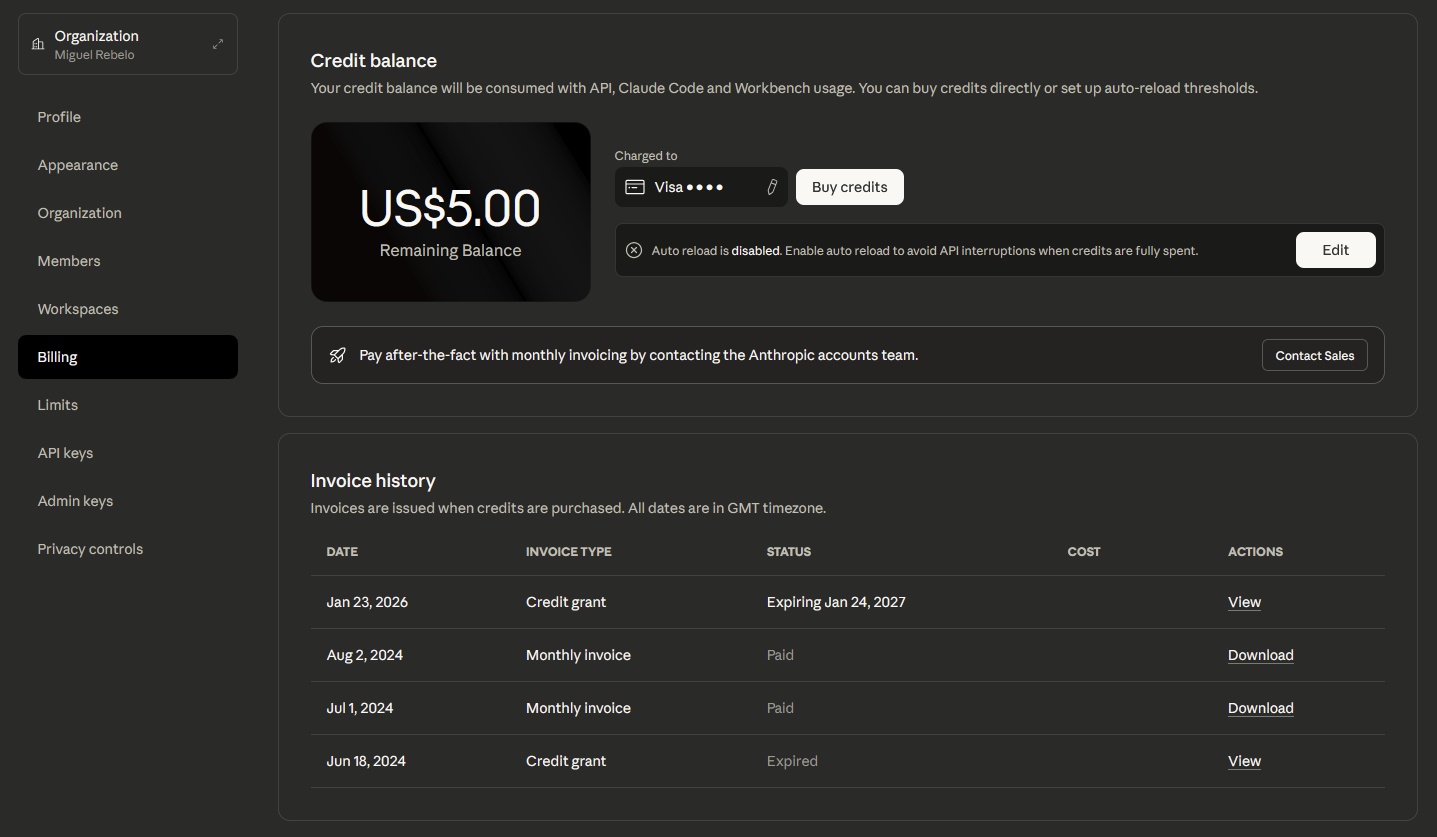 Claude API: How to get the key and use the API Picture 3