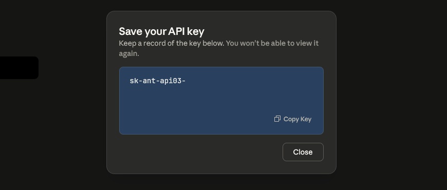 Claude API: How to get the key and use the API Picture 7