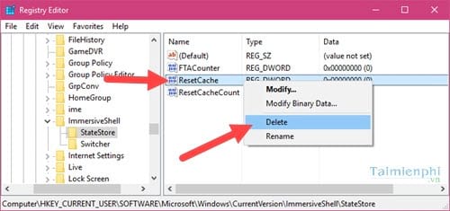 Picture 4 of Clear the cache for Live Tiles on Windows 10