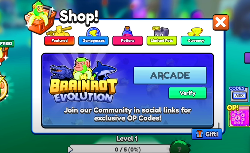 Brainrot Evolution code full latest rewards and how to redeem code Picture 2