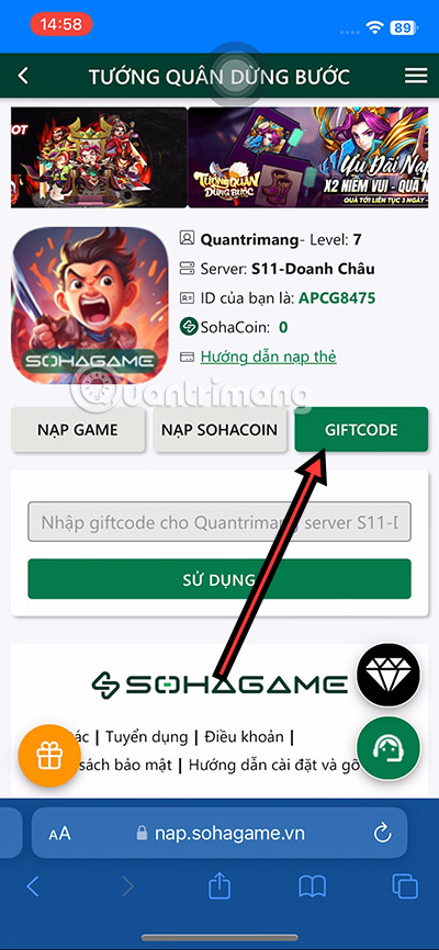 Picture 2 of The latest General Stops His Steps code and how to enter it.