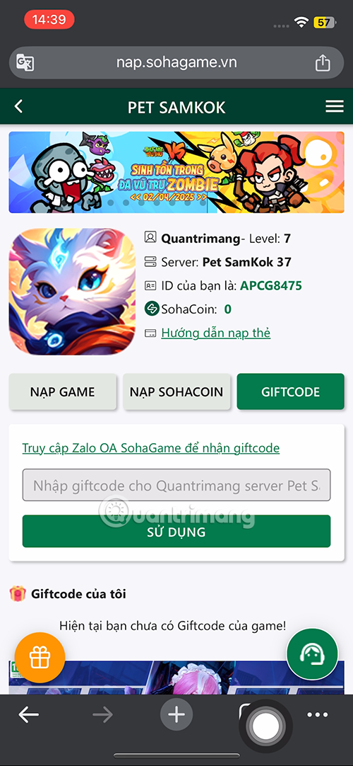 Code Pet Samkok Bao Thu 3Q Picture 2