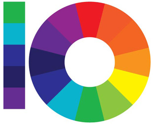 Color theory, the color wheel, and color matching techniques. Picture 20
