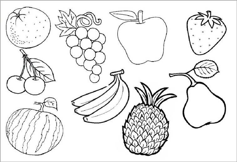 Picture 50 of Coloring pages for kids with many themes