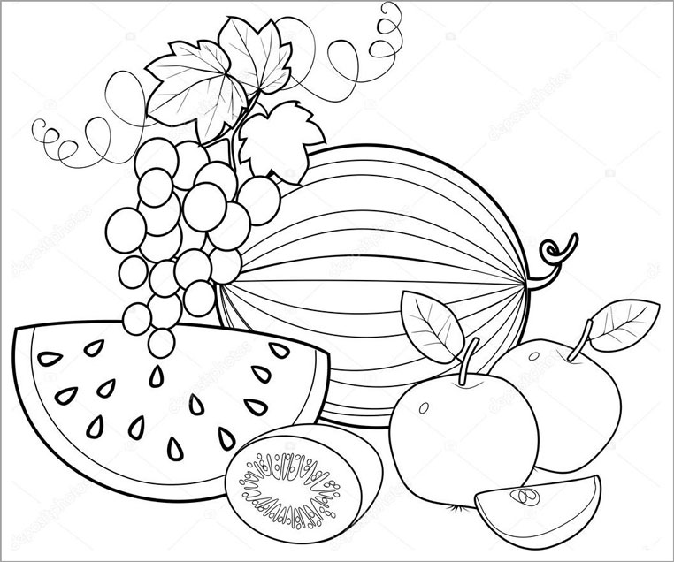 Picture 51 of Coloring pages for kids with many themes