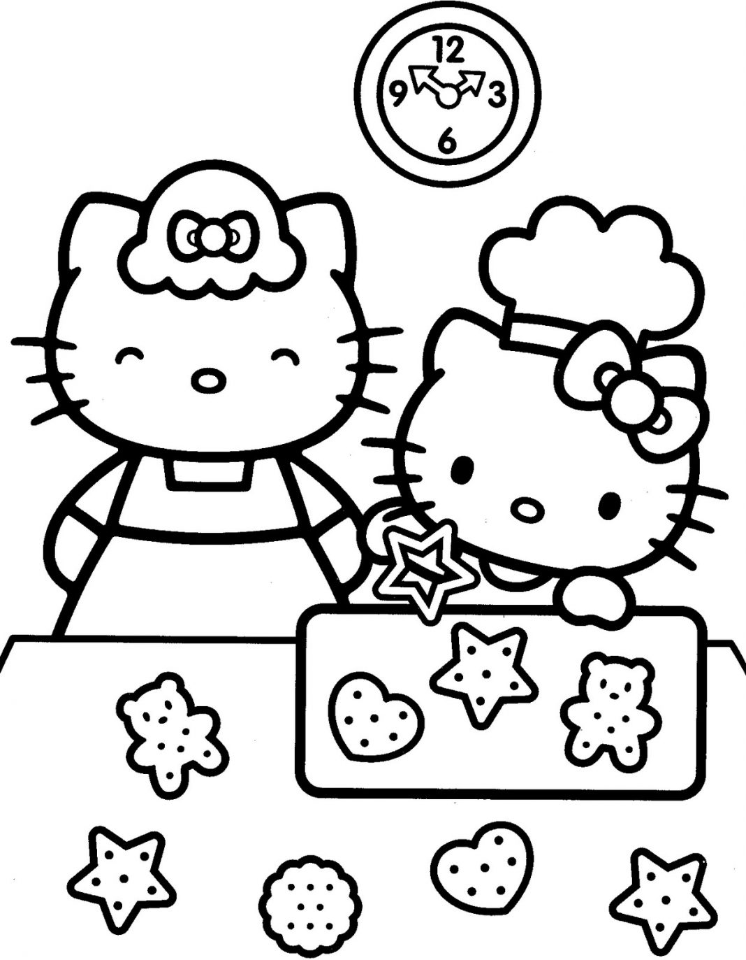 Picture 6 of Coloring pages for kids with many themes