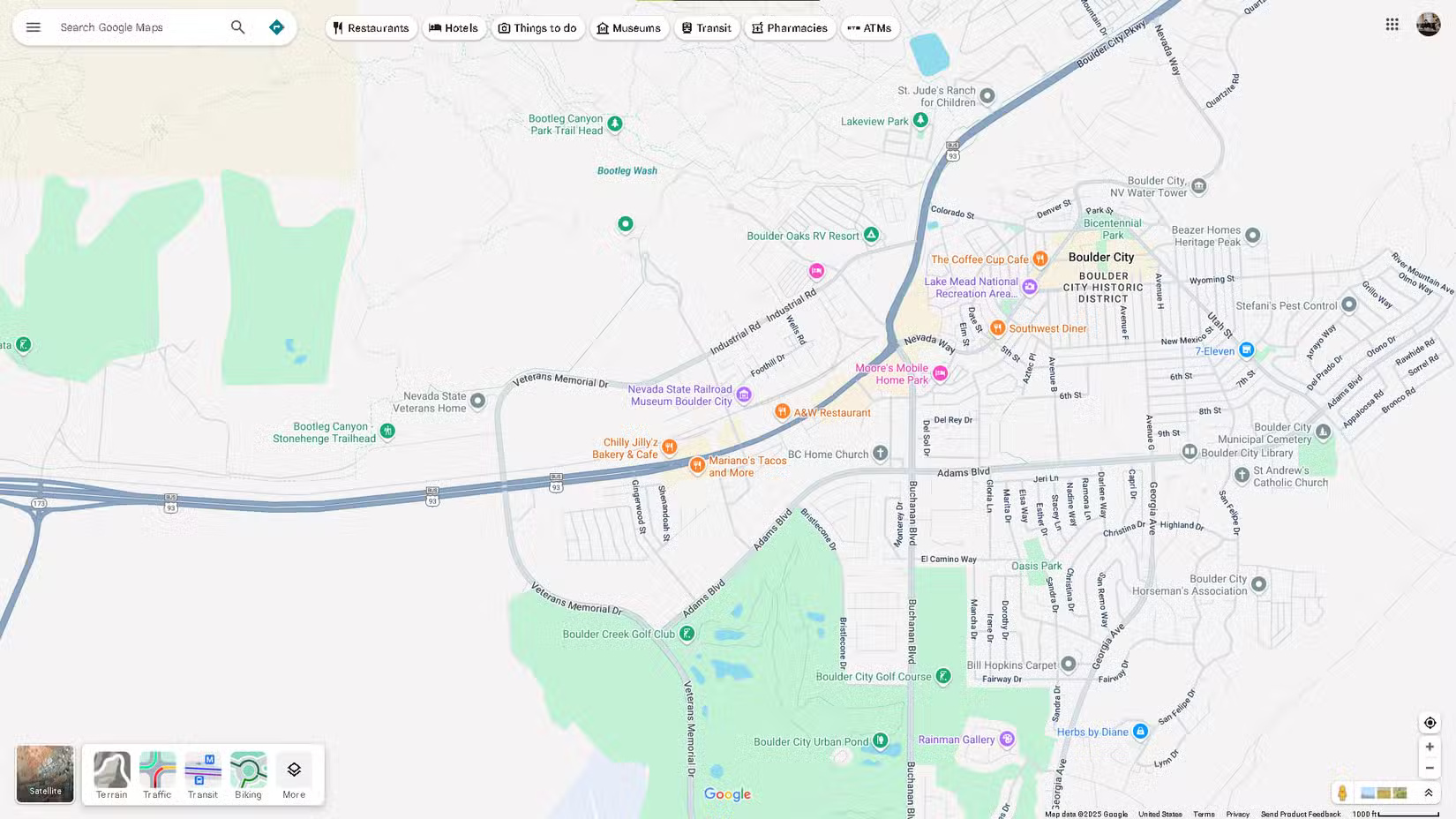 What do the colors on Google Maps mean? Picture 6
