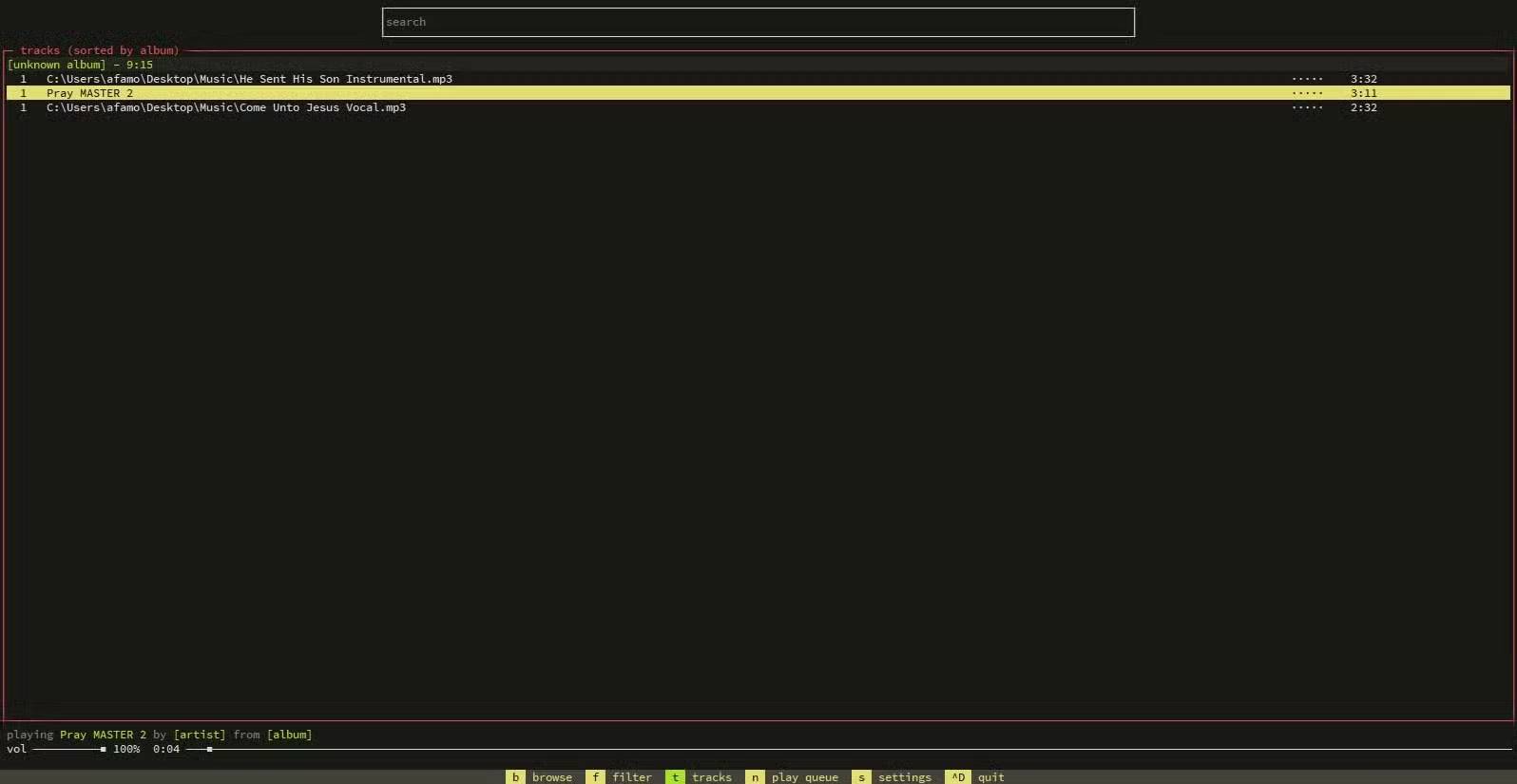 How is the command line music player MusikCube better than Spotify? Picture 2