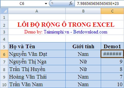 Common errors in Excel and effective ways to fix them Picture 1