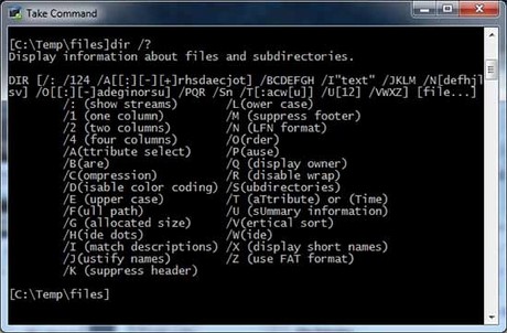Picture 2 of Common keyboard shortcuts in Command Prompt