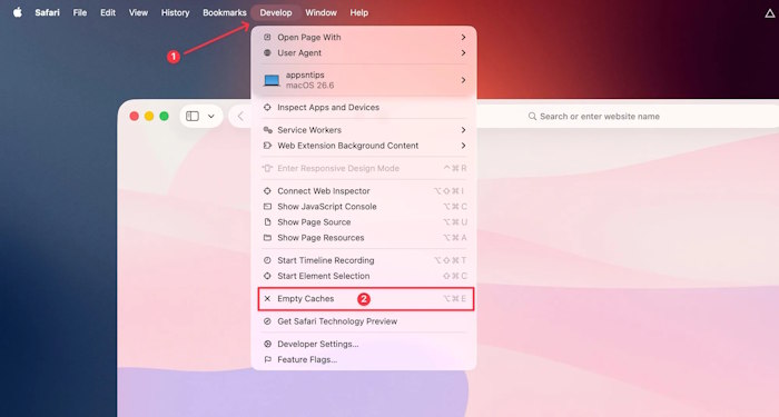 Firefox cache clearing settings