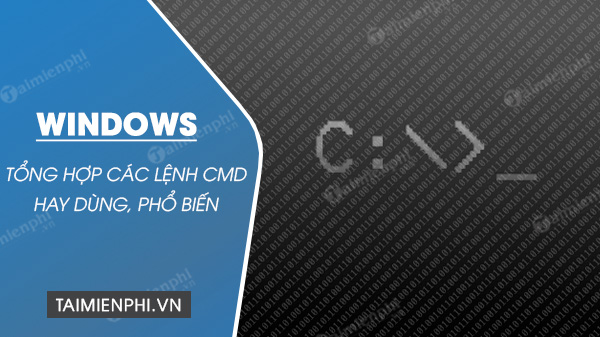 Picture 1 of Commonly used CMD commands on Windows