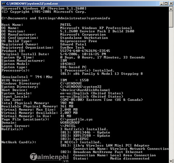Picture 2 of Commonly used CMD commands on Windows