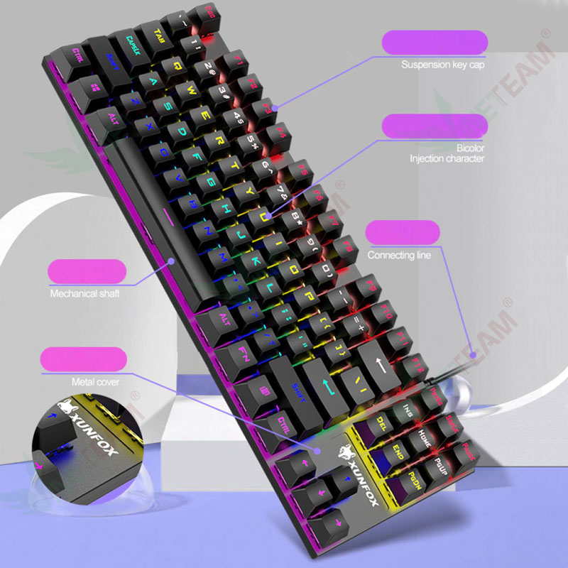Compact mechanical keyboard with beautiful design like the real thing Picture 3