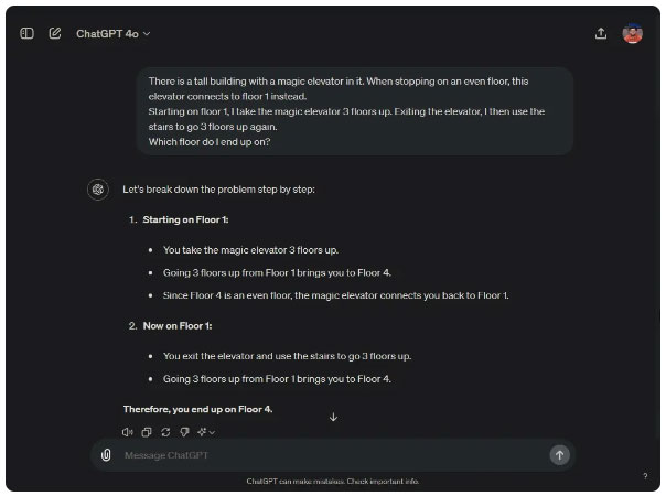 Compare ChatGPT 4o and ChatGPT 4 Picture 3
