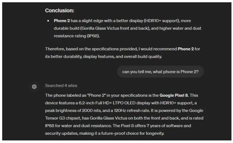 Compare ChatGPT 4o and Gemini 1.5 Pro Picture 14