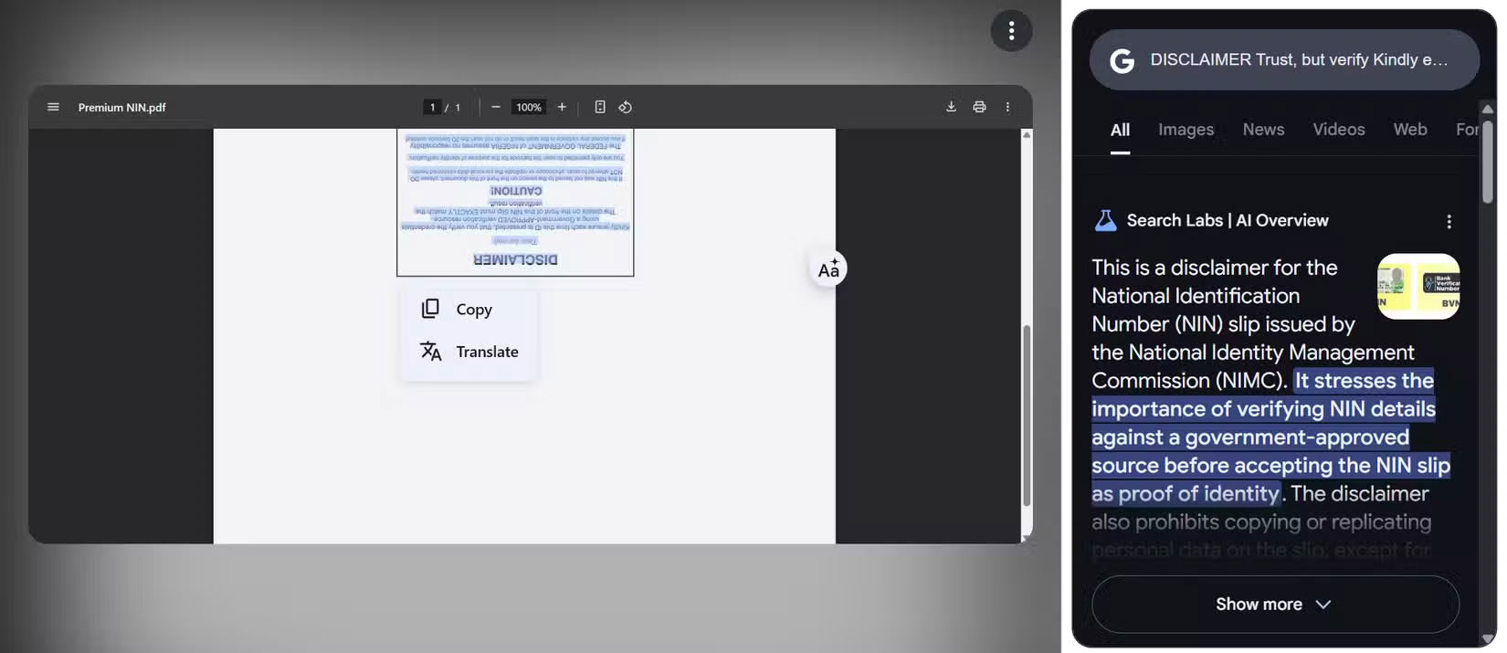 Comparing Microsoft Copilot Vision and Google Lens Picture 6