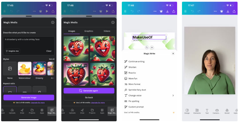 Comparing Canva and Adobe Express on Mobile Picture 4