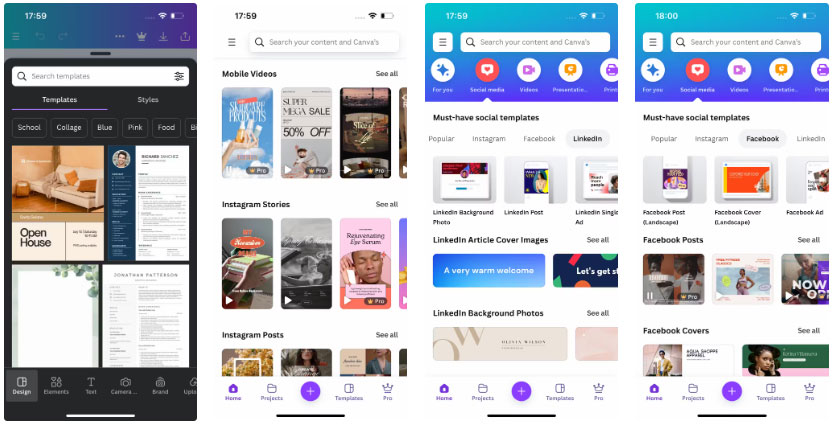 Comparing Canva and Adobe Express on Mobile Picture 6