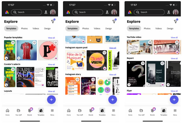 Comparing Canva and Adobe Express on Mobile Picture 7