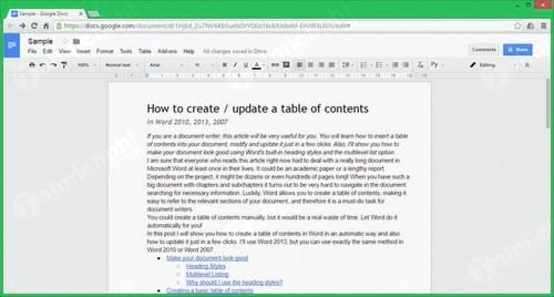 Picture 6 of Comparing Google Docs and Word Online, which one should you use?