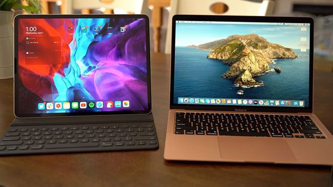 Picture 2 of Comparing the 13-inch MacBook Pro with the MacBook Air and iPad Pro.