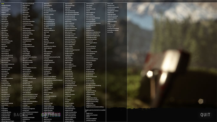 images 1 of Compilation of cheat codes and console commands for Sons of the Forest