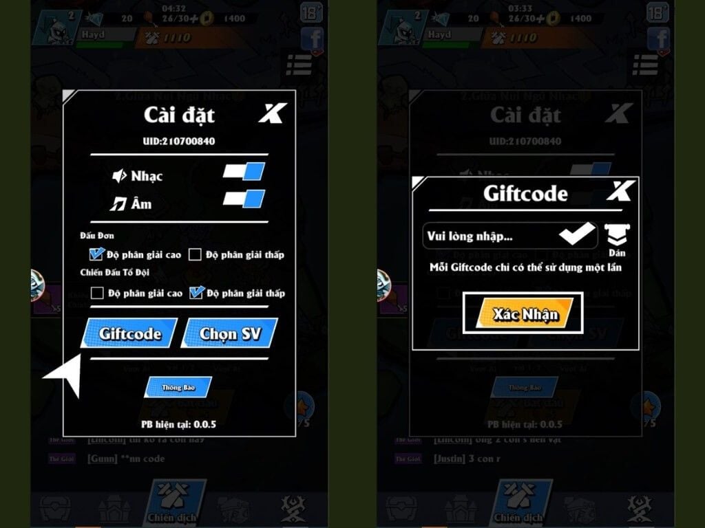 Picture 6 of Compilation of the latest full codes for War God Mini and instructions on how to enter them.