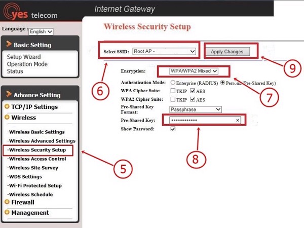 Complete guide to changing wifi passwords of network operators and devices Picture 26