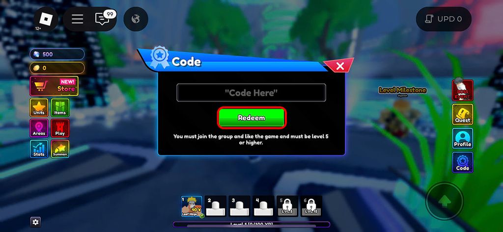 Picture 3 of Complete list of Anime Rangers X codes for the latest 8.0 update, updated in 2026.