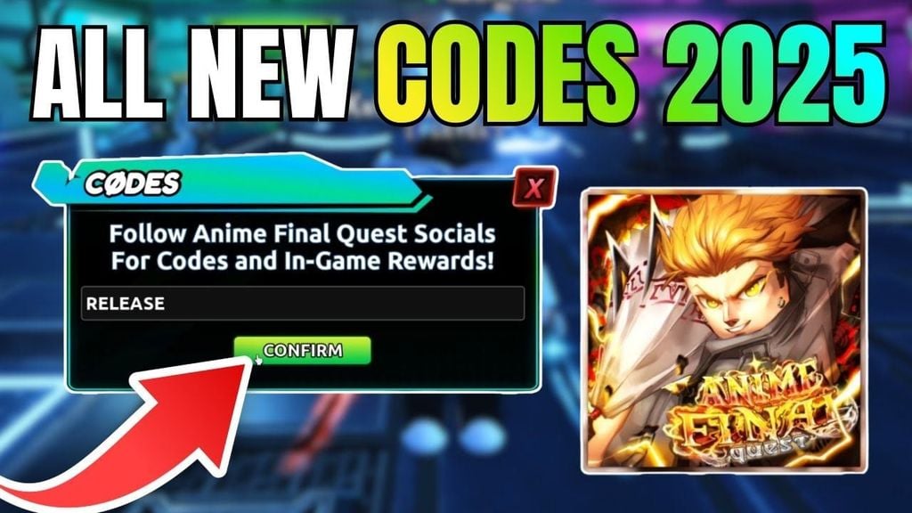 Picture 2 of Complete list of the latest Anime Final Quests codes to get Free Spins