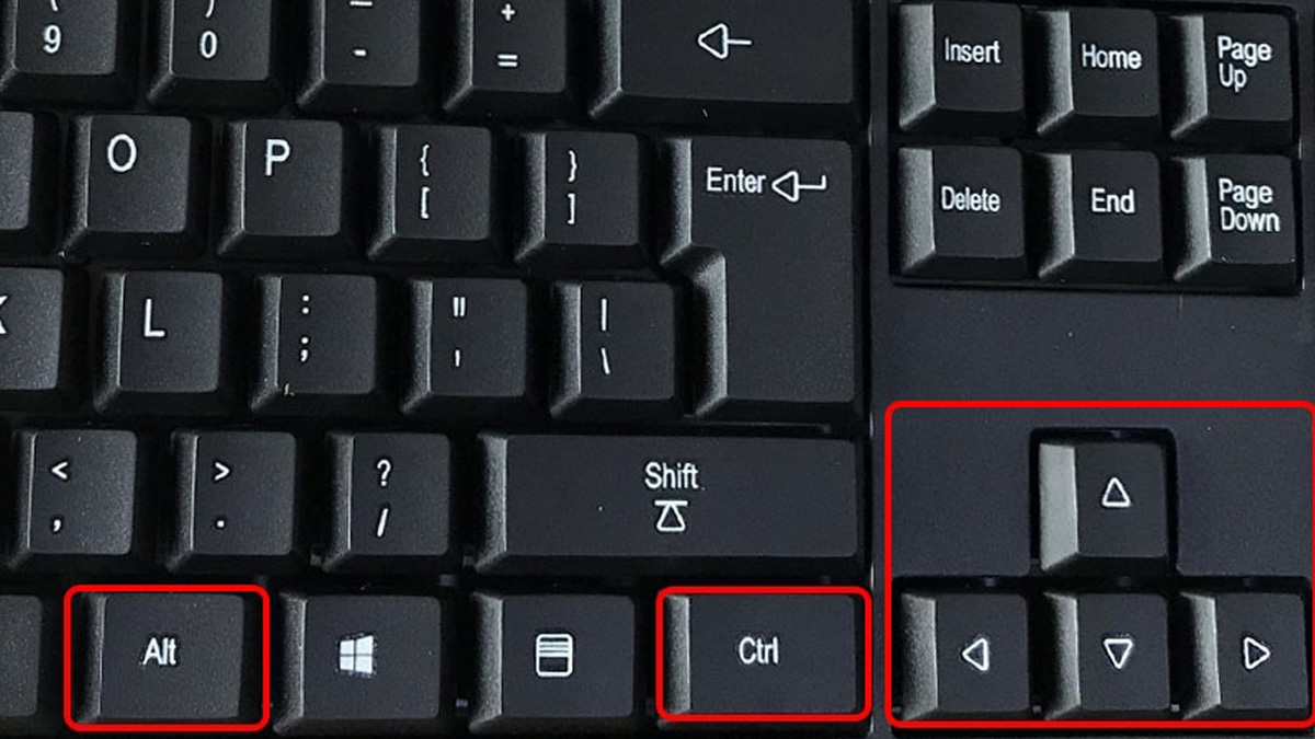 Picture 1 of Computer screen is upside down - Causes and solutions