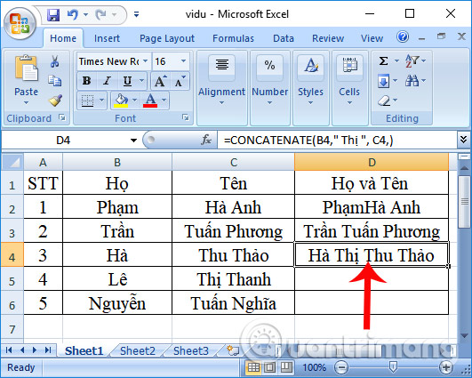 CONCATENATE function: Concatenate cell contents in Excel into new text Picture 7