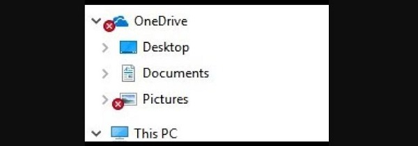Confused because OneDrive has a red X? How to handle it here Picture 3