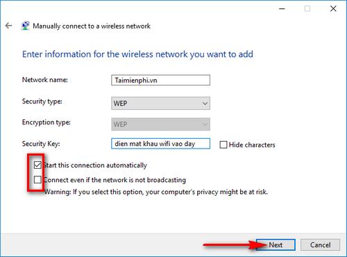 Picture 5 of Connect your computer to the hidden Wi-Fi network on your computer or laptop.