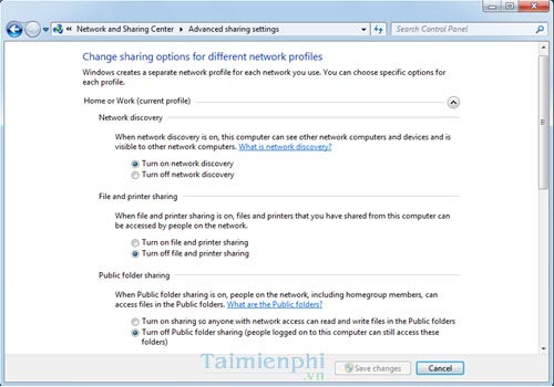 Picture 9 of Connecting to the HomeGroup network, the home network in Windows 7.