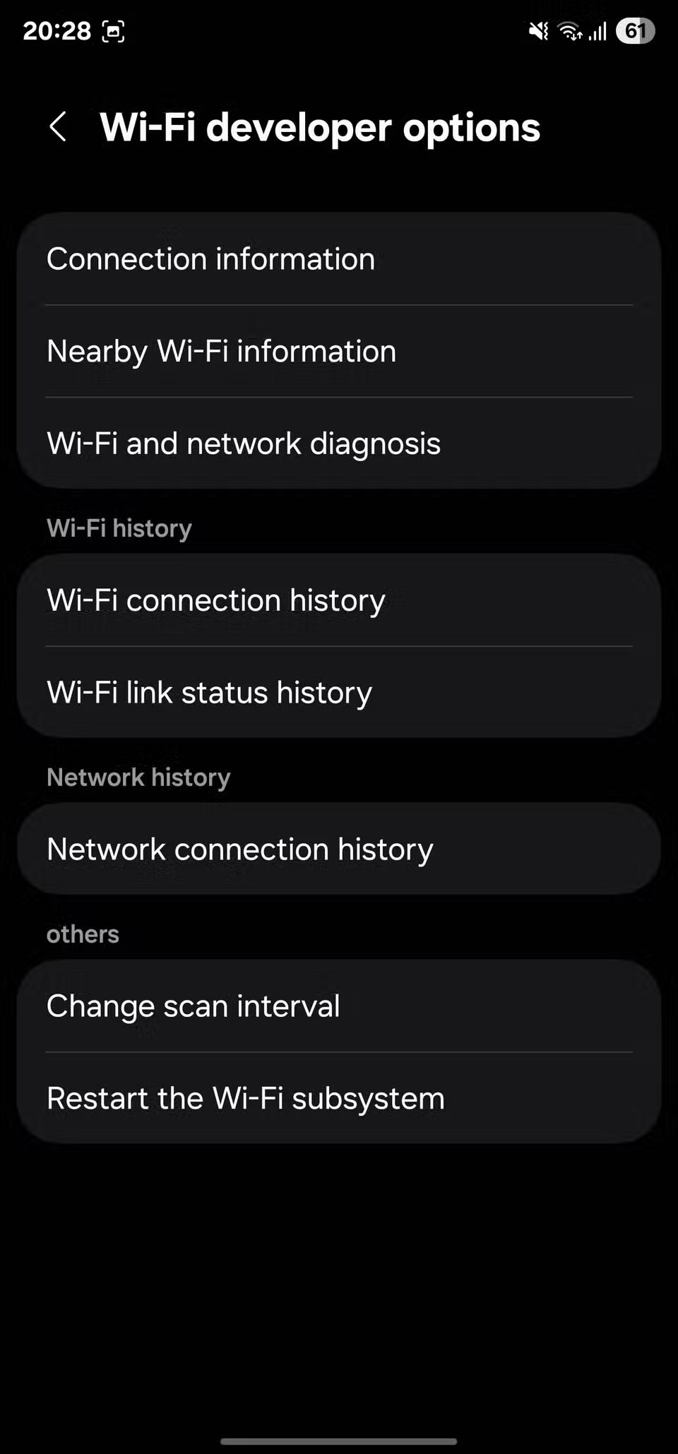 Connectivity labs secret menu makes Samsung phone's Wi-Fi connection much more reliable Picture 8