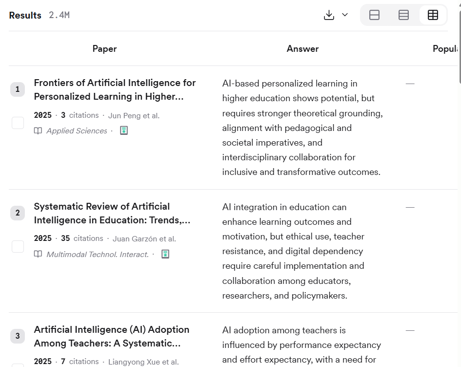 Picture 3 of Guide to building research content on Consensus