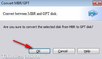 Picture 4 of Convert MBR to GPT on your hard drive without losing data using Aomei Partition Assistant.
