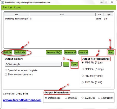 Picture 1 of Convert PDF files to image files easily and quickly.