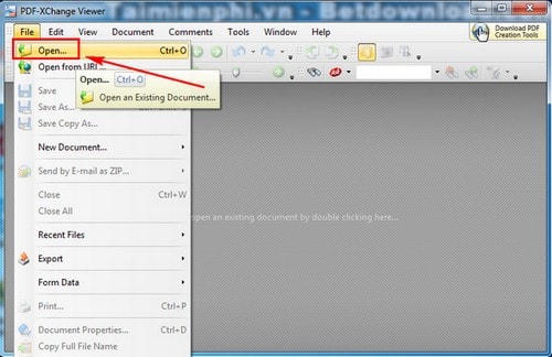 Picture 1 of Convert PDF files to images using PDF-Xchange Viewer on your computer.