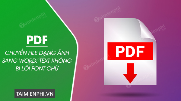 Picture 1 of Convert PDF images to Word text without font errors.