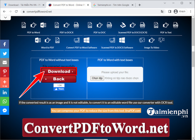 Picture 19 of Convert PDF images to Word text without font errors.