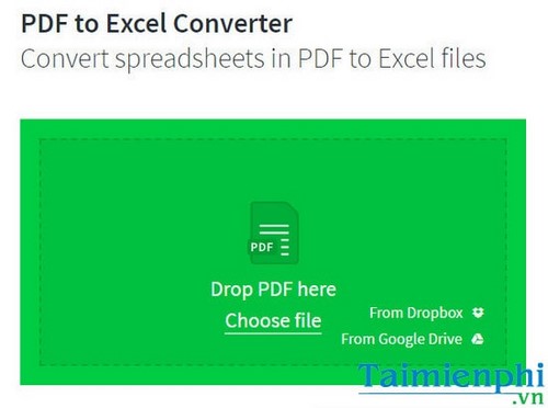 Picture 14 of Convert PDF to Excel, change PDF file to XLS for free without font errors.