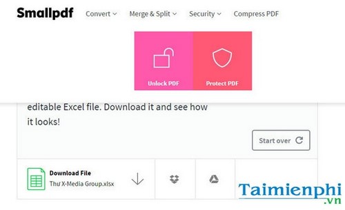 Picture 15 of Convert PDF to Excel, change PDF file to XLS for free without font errors.