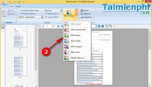 Picture 21 of Convert PDF to Excel, change PDF file to XLS for free without font errors.