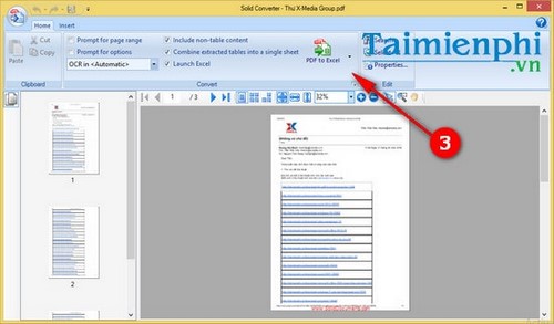 Picture 22 of Convert PDF to Excel, change PDF file to XLS for free without font errors.